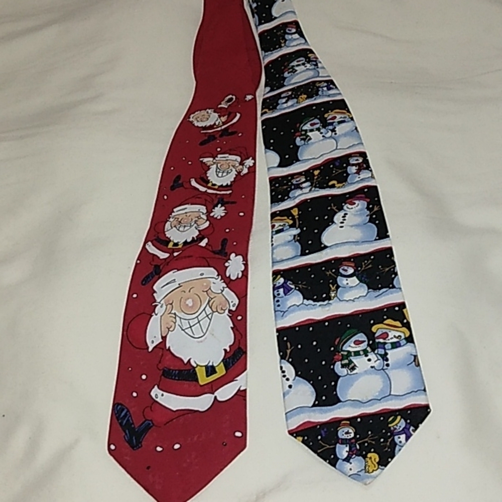 Hallmark Christmas ties